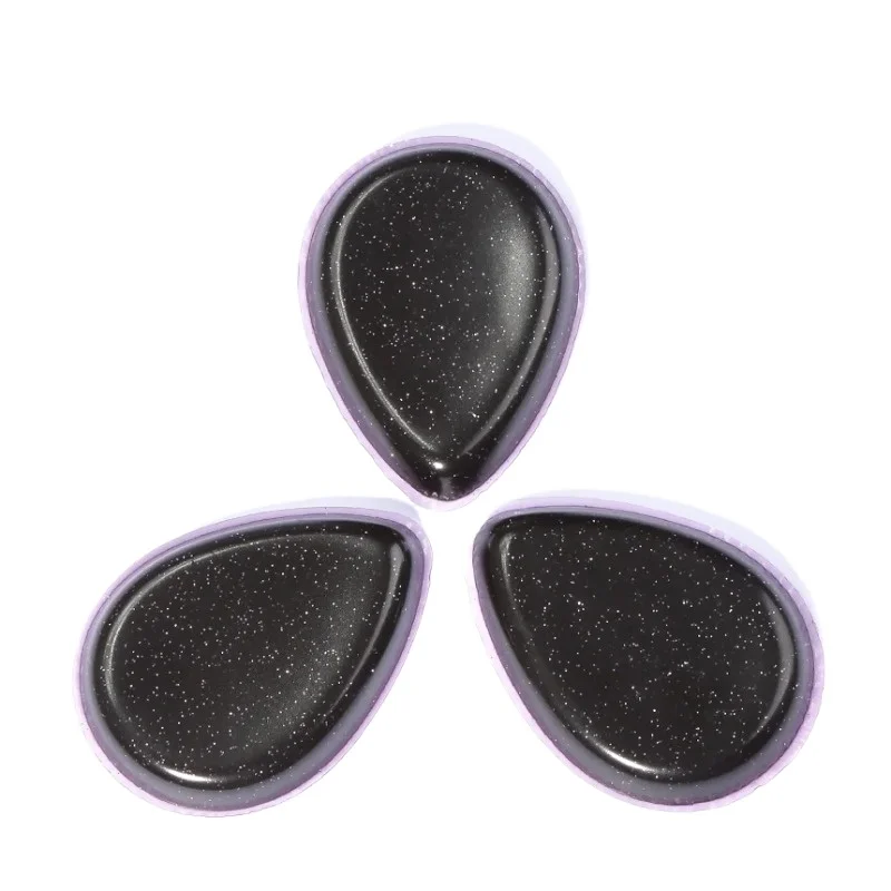 1PC Black Silicone Gel Sponge Waterdrop Shaped Makeup Puff For Liquid Foundation BB Cream Beauty