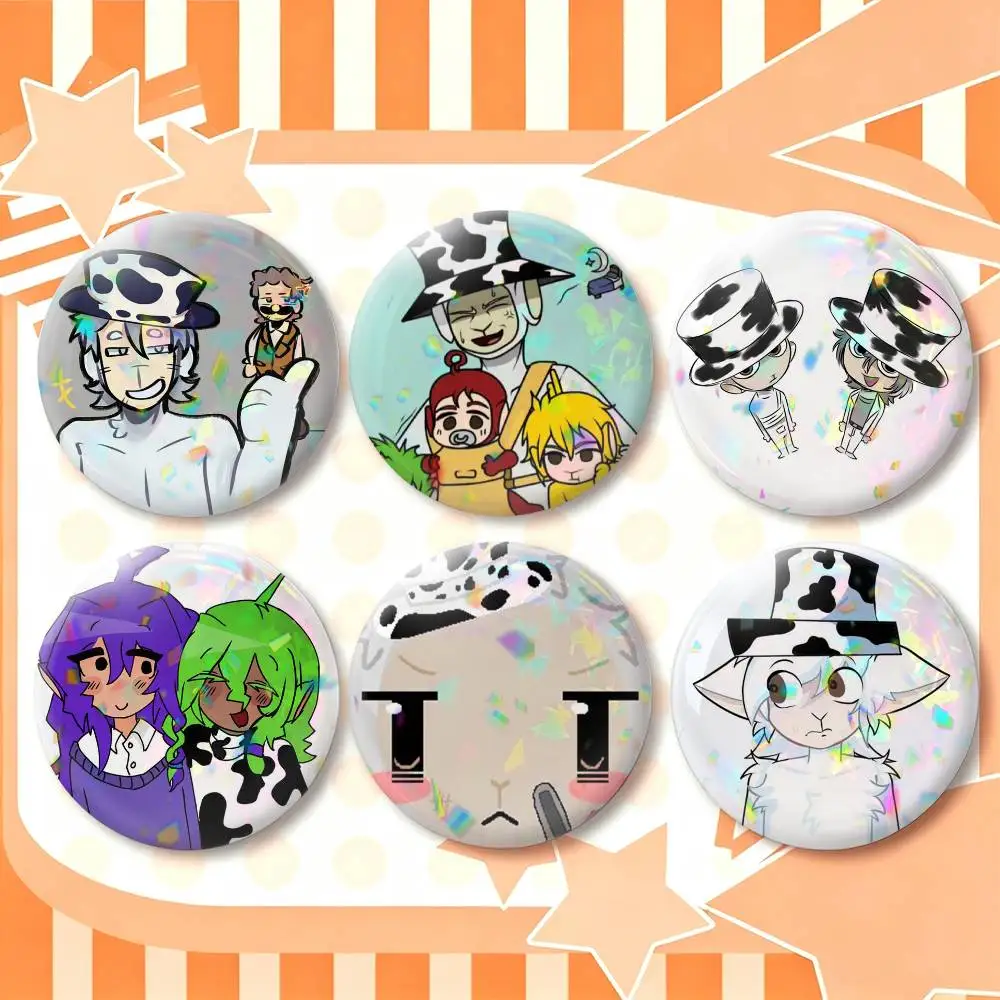 Slendytubbies 3 Guardian   25 32 44 58 75mm Badges Personalized Round Brooches Pins Accessory Gift