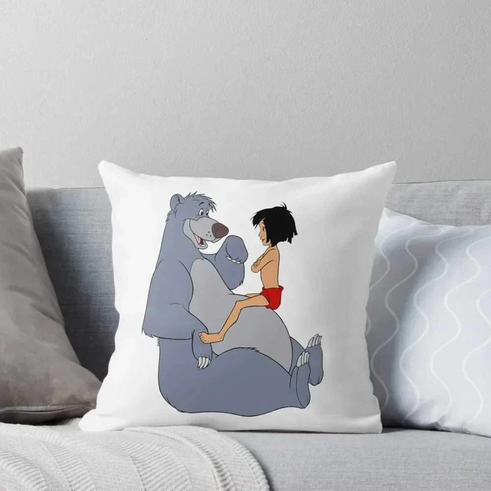 

Baloo - Baloo & Mowgli - The Jungle Book Throw Pillow Sofa Cushions Pillow Cover Pillowcases pillow