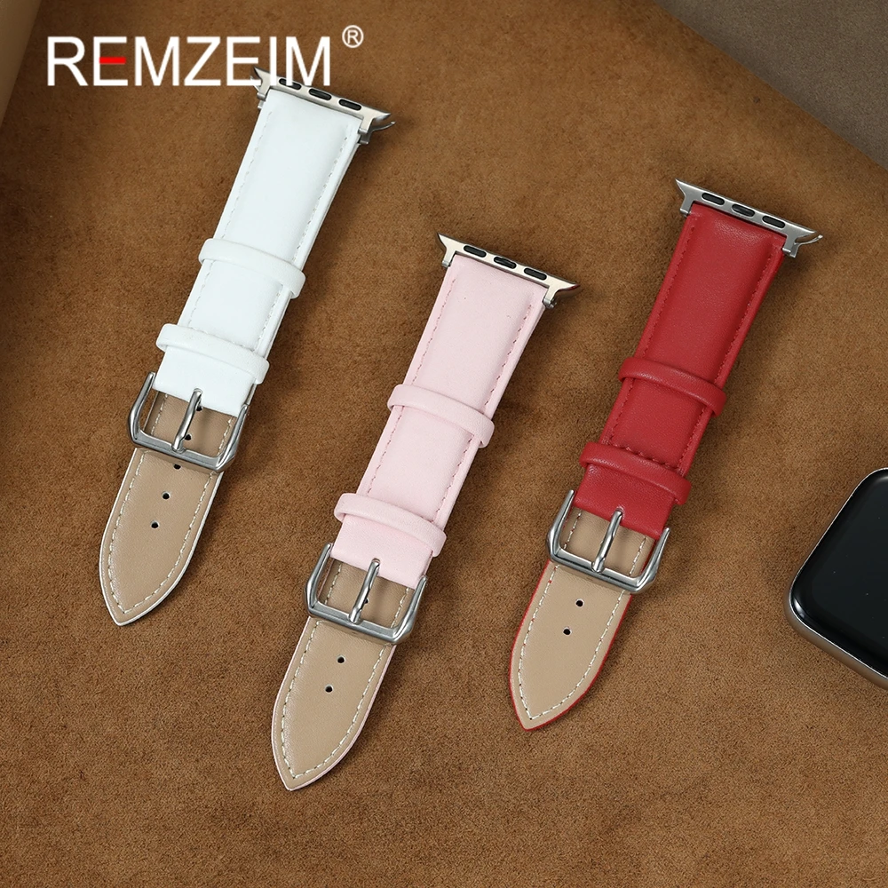 Lässiges Kunstlederarmband für Apple Watch Band 38 40 41 42 44 45 46 49 mm Ersatzarmband für IWatch 1-10 Ultra SE 2