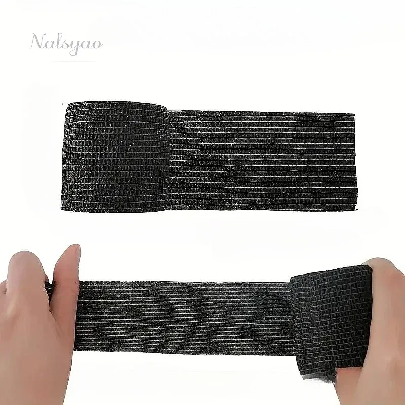 4/8 Rolls Breathable Self Adhesive Bandage Flexible Fabric Non Elastic Wrap Woven Cohesive Bandage Medical First Aid Sports Tape