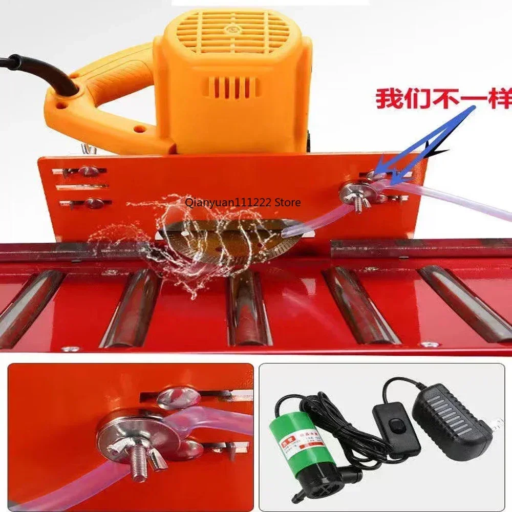 Portable ceramic tile chamfering machine high precision desktop multi-function edging small 45 degree dust-free cutting bevel ch