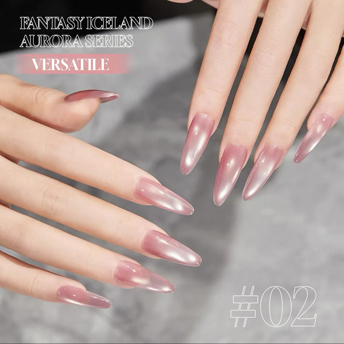 MIANEL1-10 Stück 12 ml Island Aurora Cat Eye Gel Nagellack Whitening Glasperle Blaue Nägel Rosa Nägel Sommernägel Nagelzubehör