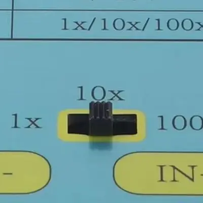 For T100 Oscilloscope Differential P/robe 1X 100X Gain 10M Bandwidth For Weak Signal Amplification And Electronic Testing Tool