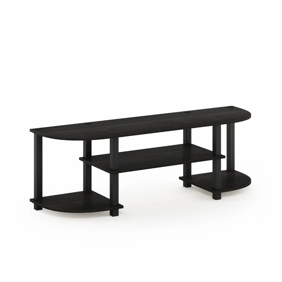 Furinno TURN-S-TUBE Wood TV Entertainment Center for TV up to 55
