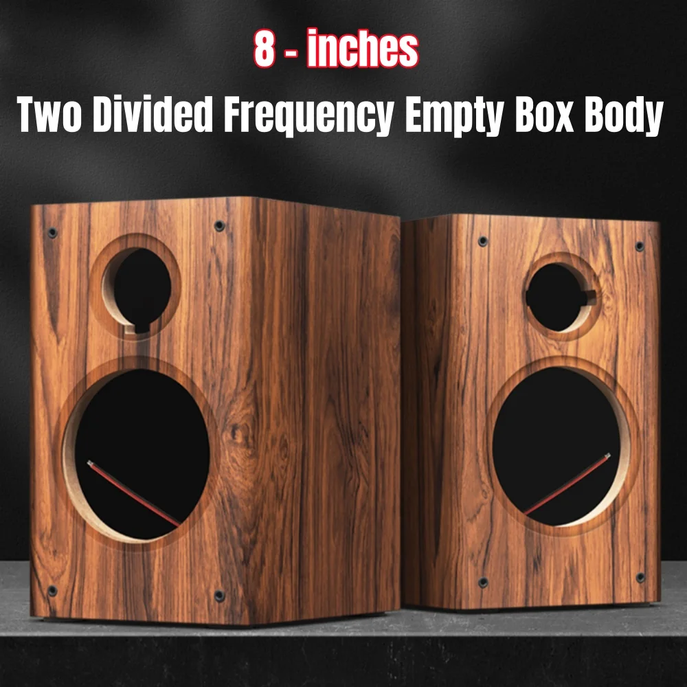 DIY Audio Modification, F8-8-inch Speaker Empty Box Body, 1Pcs   Speaker  Frequency-splitting Wooden  Shell, Passive Speaker Box