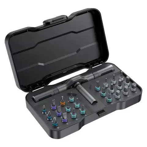 24 in 1 다용도 라쳇 렌치 드라이버 세트 자석 비트 도구 세트 DIY 가정용 수리 도구 정밀 수공구 작업