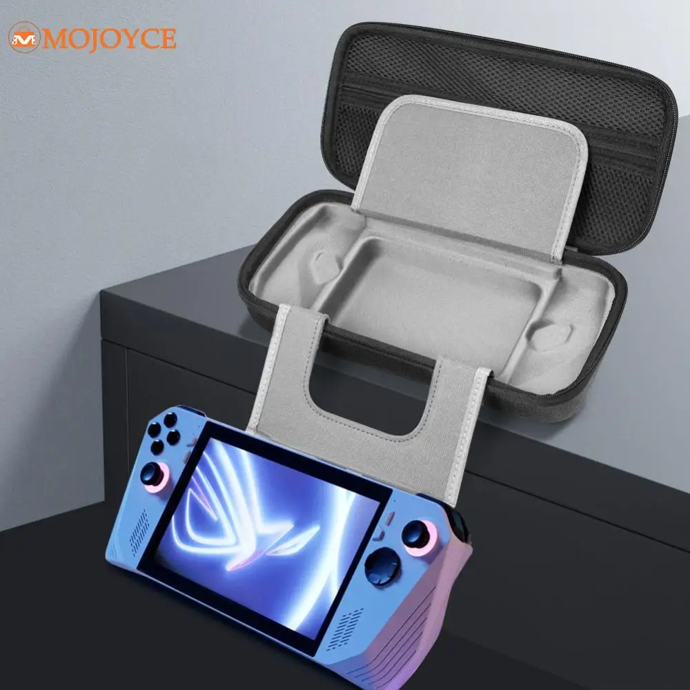 EVA Protective Storage Pockets Waterproof Travel Storage Handbags Anti-Drop Shockproof with Bracket Stand Pad for ASUS Rog Ally