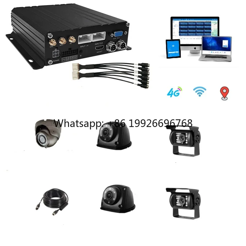 

8CH 1080P MDVR Digital Video Recorder 8-Channel DVR for School Buses Car Black Box