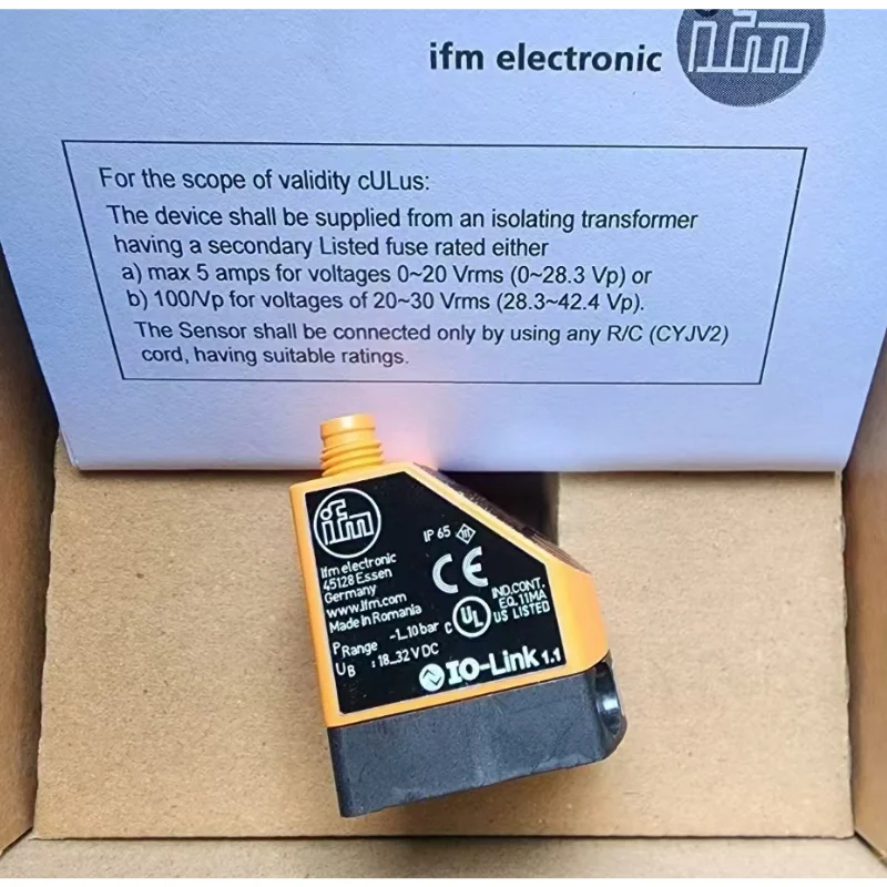 

New PQ7834 fiber optic sensor for fast delivery