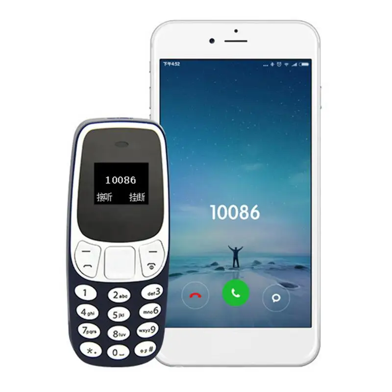 Elderly Mobile Phone Miniature Dual SIM Card Mobile Phone With Mp3 Player Mini Mobile Phone With Dial Button For Kid Senior