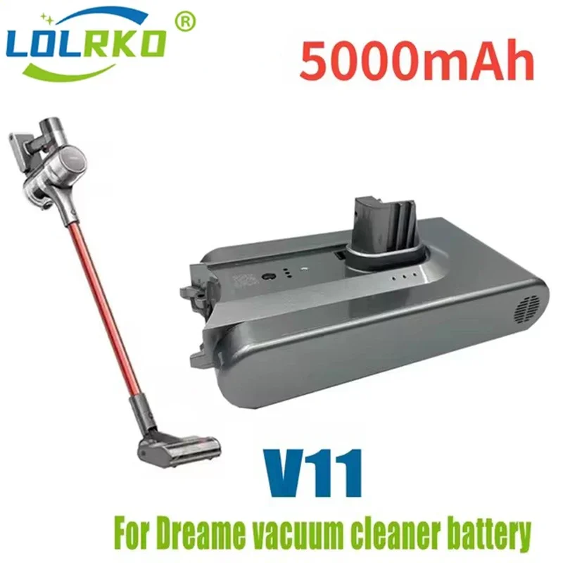 For Dreame Handheld Cordless Vacuum Cleane V11/V11 SE/V 12/V12 Pro Replacement Battery Accessories 4000 mAh 18650 Battery Pack