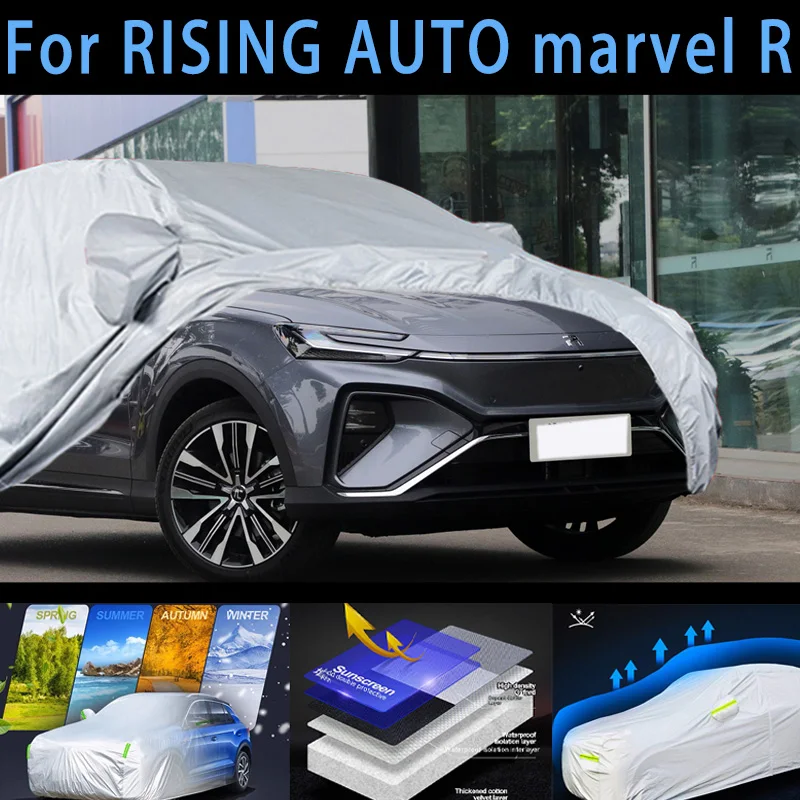 

For RISING AUTOmarvelR Outdoor Protection Full Car Covers Snow Cover Sunshade Waterproof Dustproof Exterior Car cover protection