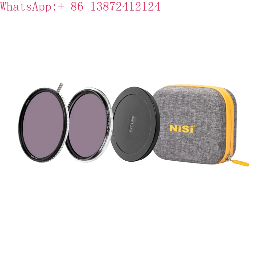 

forNISI Swift VND Kit True Color Variable Nd Vario 1-5stops+nd16+lens Cap+caddy Pouch for 67 72 77 82 95 Camera Lens Filter
