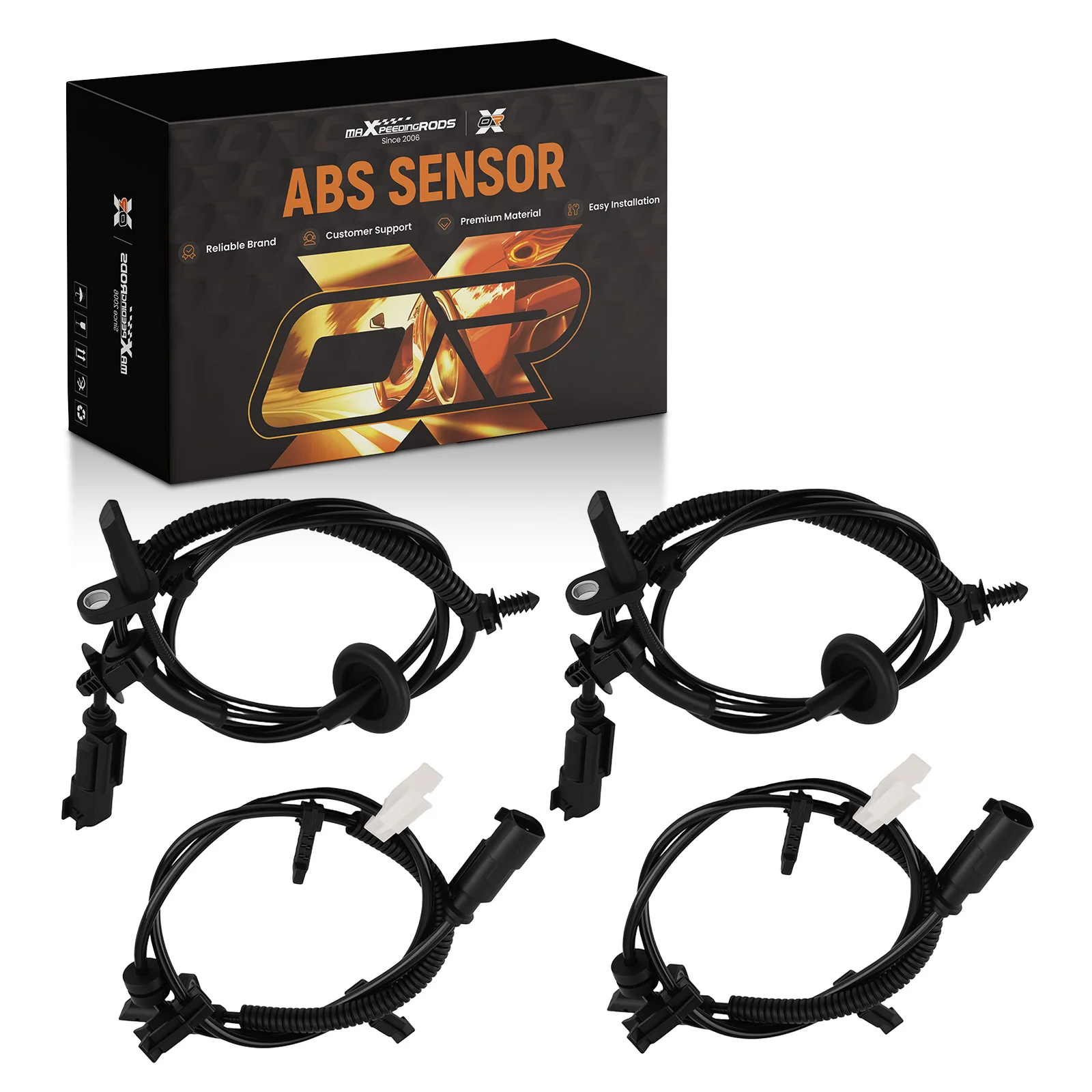 Front Rear ABS Wheel Sensor for GMC Acadia Buick Enclave 3.6L 2007-2017 25860219 New