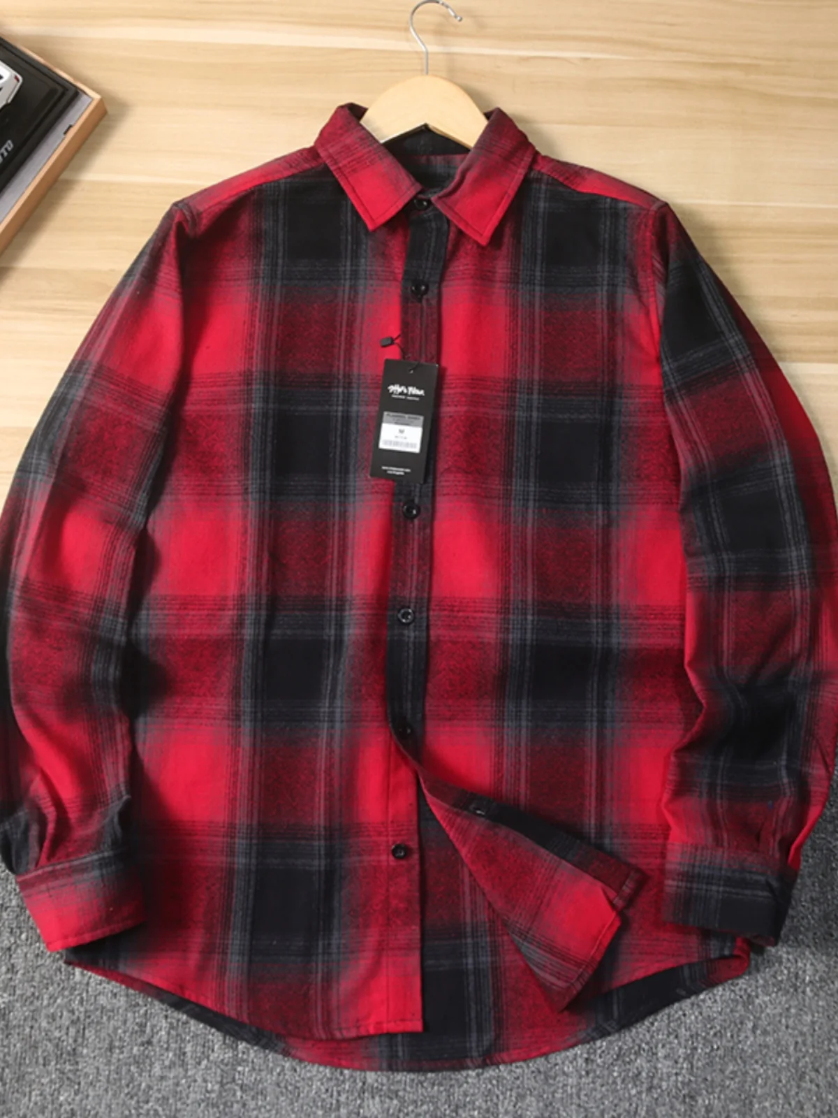 

Large Size Men's And Women's Retro West Coast Stripe adient Streetwear Long Sve Fce irt Los Angeles Trendy Casual