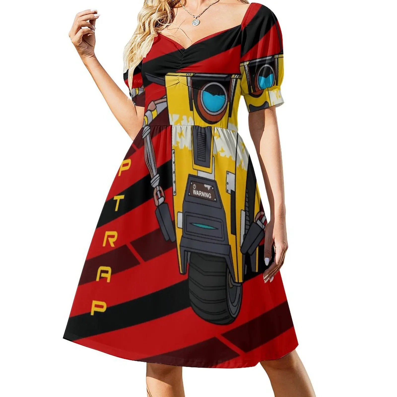 Je suis Claptrap robe de Style coréen pour les femmes robe décontractée élégante pour la fête ou un usage quotidien Psycho pré-sequel sirène zéro Claptrap