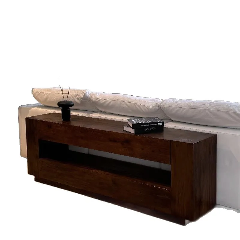 

Wabi Sandy Wind TV Cabinet Floor-to-ceiling French retro entrance decoration B & B antique solid wood side cabinet