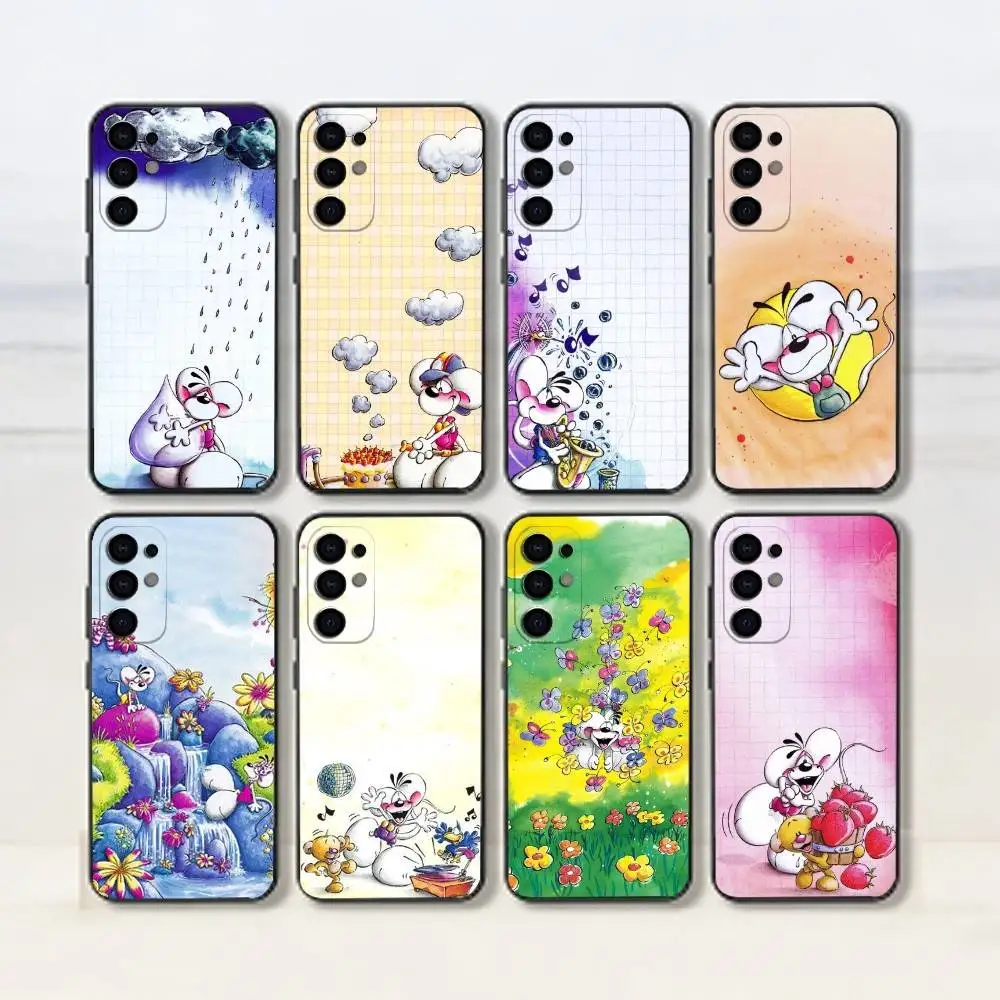 

Cartoon D-Diddl D-Diddlina P-Pimboli Phone Case For Samsung S25,S24,S21,S22,S23,S30,Ultra,S20,Plus,Fe,Lite,Note,10,Black Cover