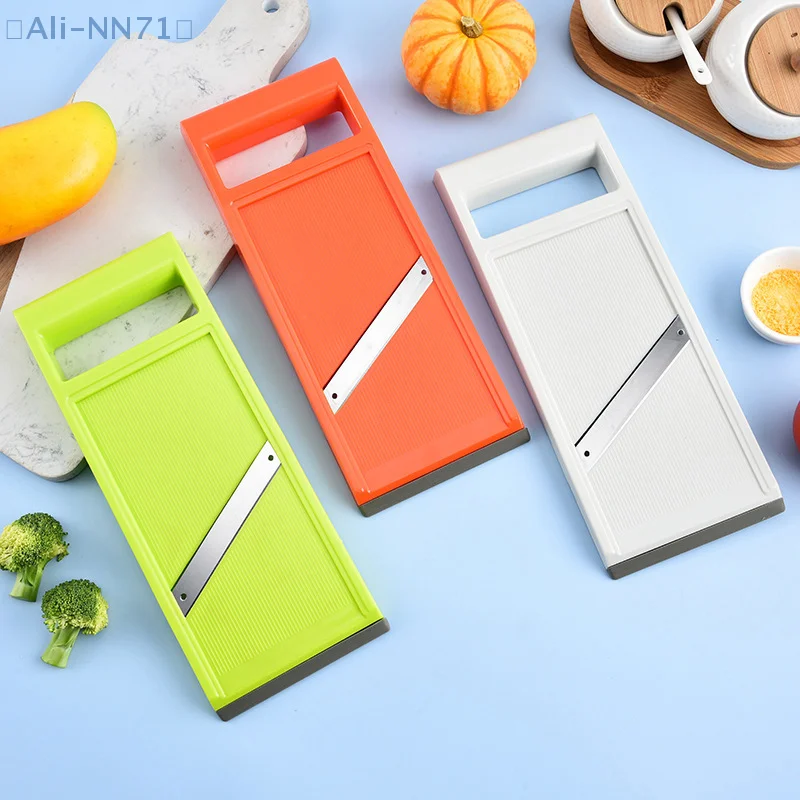 【NN71】قطاعة خضراوات متعددة الوظائف مع قطاعة ماندولين من الفولاذ مقشرة البطاطس ومبشرة الجبن والجزر وأدوات إكسسوارات المطبخ