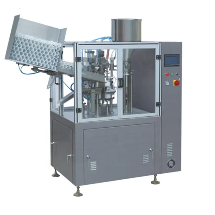 

A ForLaminated Plastic Soft Tube Aluminum Cream Bottom Body Cream Ultrasonic Sealer And Filling Machine