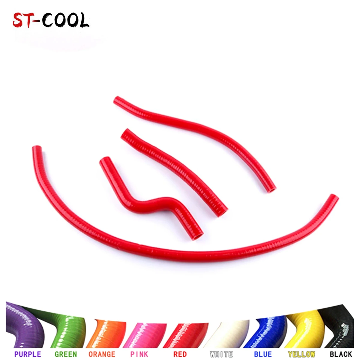 For 2003-2007 Polaris Predator 500 Outlaw Radiator Coolant Hoses 2004 2005 2006 Silicone Tubes Kit Piping 4Pcs 11 Colors