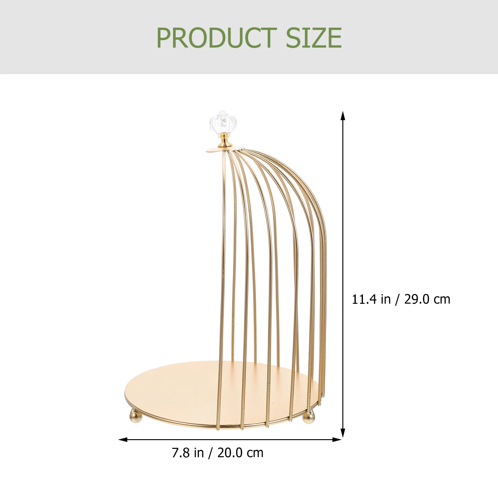 

Bird Cage Cake Stand Multi-Function Holder For Makeup Skincare Storage Display Dessert Wedding Party Accessory