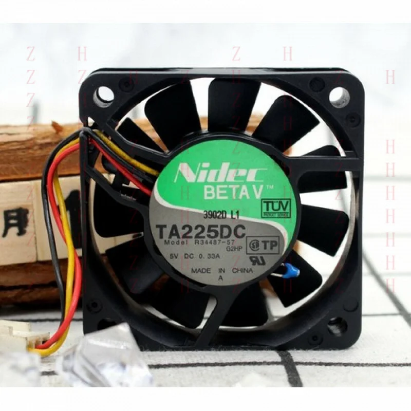 

XXZ для Nidec TA225DC R34487-57 5 В 0,33 А 6 см 6015 3-контактный двойной шариковый вентилятор охлаждения