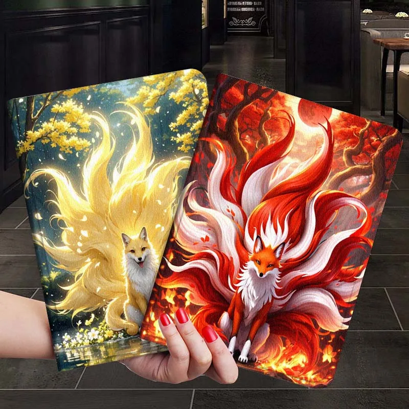 

Anime Nine Tailed Fox Tablet Case For Samsung Galaxy Tab S7 S8 S9 S10 FE Plus 12.4 13.1 Inch