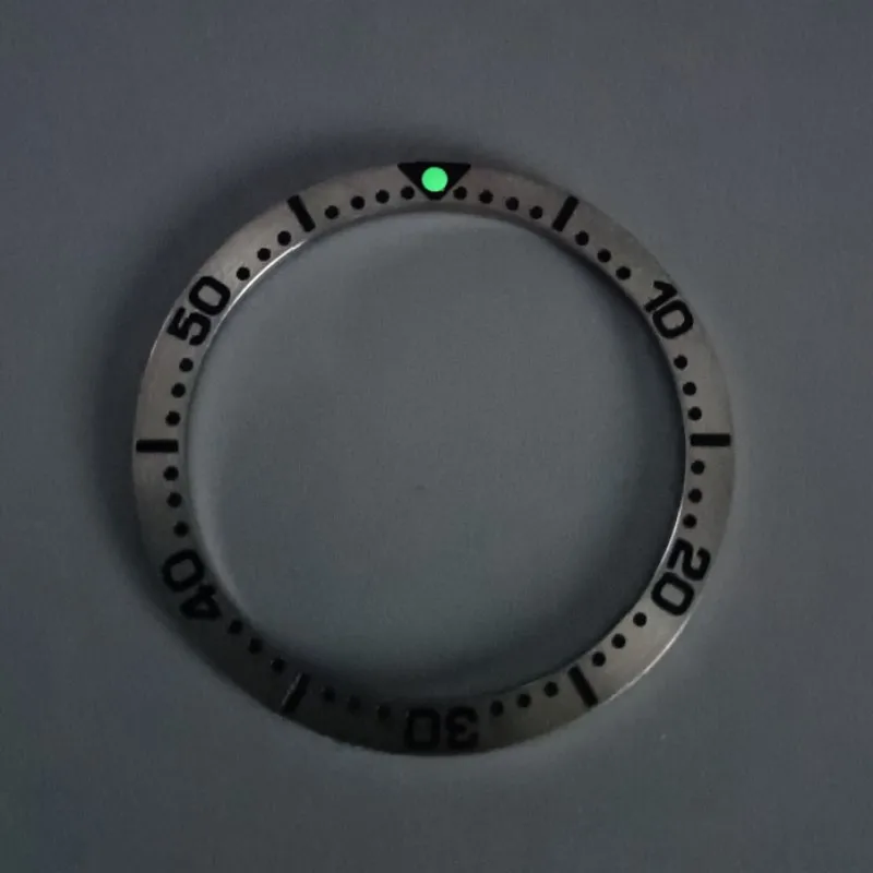 Watch Accessory SKX007 38mm Steel Bezel Insert Fits For Seiko 007 SKX009 NH35 NH36 Sports Watch