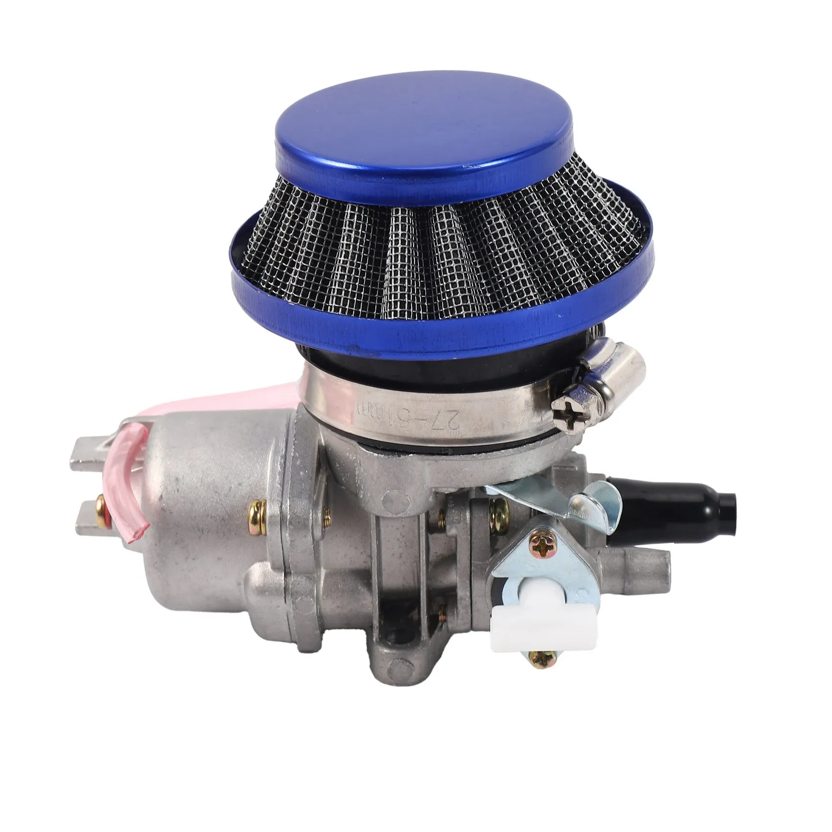 A48P-2X Carburetor Carb Carby + Blue Air Filter + Stack For 2 Stroke 47Cc 49Cc Engine Moto Kids Atv Quad Dirt Bike Minimoto