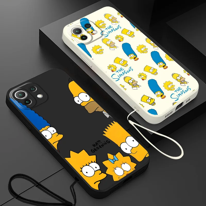 

Чехол для телефона The Simpsons с мягкой обложкой для Xiaomi Mi 13 11T 11 10T 12T Pro 12 Lite