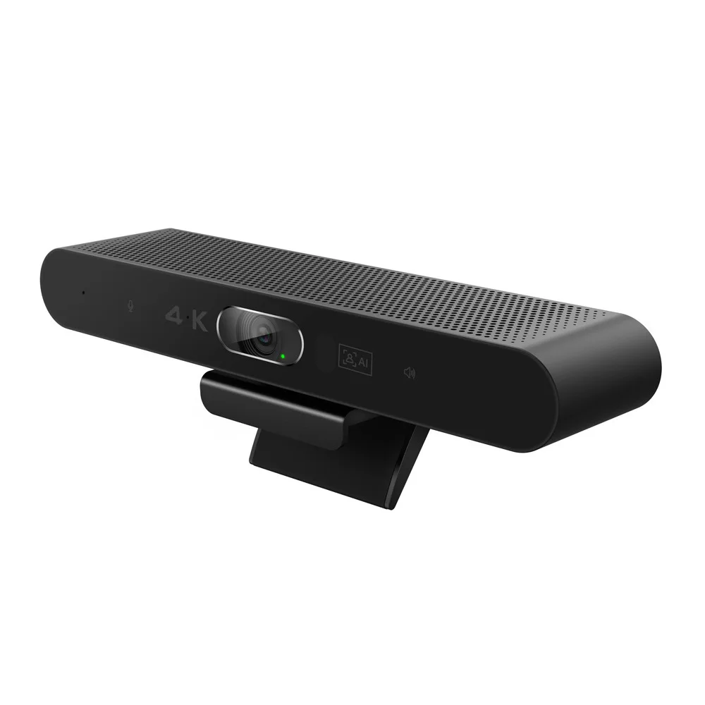 4K 1080P Webcam USB2.0 Built in 4 Mic Recording 90°Wide Angle Portable Mini Camera for Streaming Online Teaching Video Callin