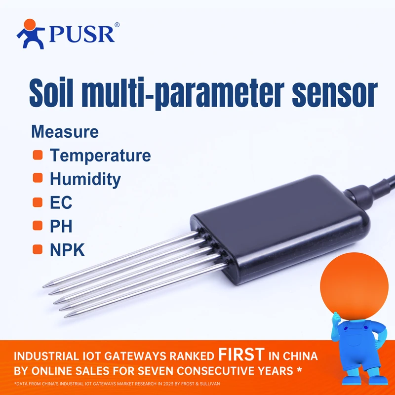 Picture 3: PUSR Soil Multi-parameter Sensor Multiple Params IP68 Soil Meter RS485 Modbus RTU Soil USR-SSO10