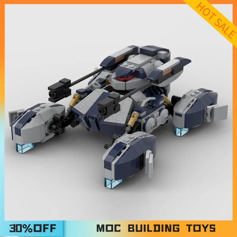 543PCS Customized MOC Ground Armored Tank Model Building Blocks Technology Bricks DIY Creative Assembly Toys Holiday Gifts