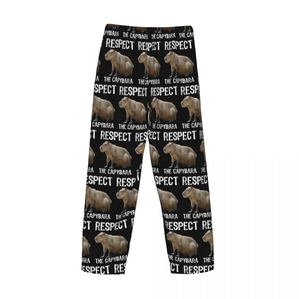 Rispetto personalizzato il Capibara Funny roditore Capibara pigiama pantaloni da notte da uomo Lounge Sleep Bottoms Stretch con tasche