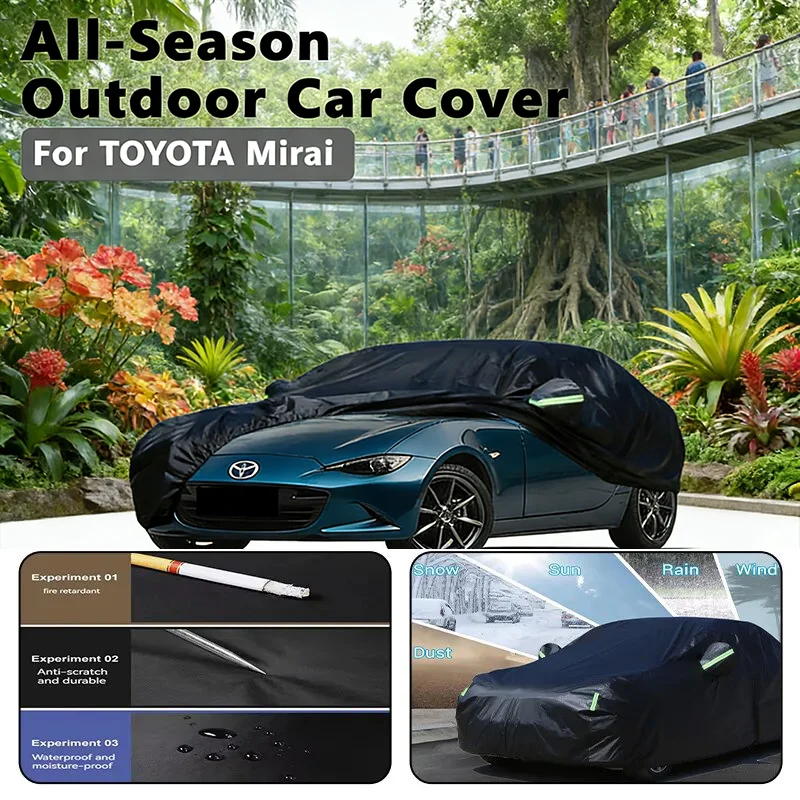 

Outdoor Car Cover for TOYOTA Mirai - Outdoor Full Protection, Waterproof Dustproof Heat-Resistant