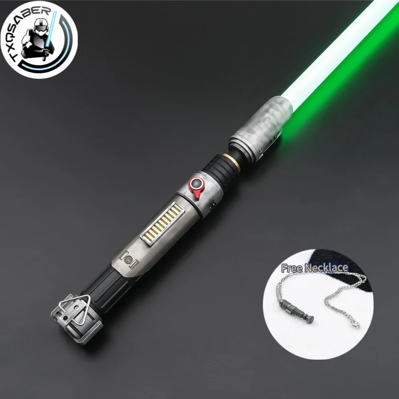 

TXQSABER SNV4 Pro Replica Customized Lightsaber Mtal Hilt Smooth Swing Blaster Gesture Igniton Laser Sword Jedi Kids Toys-Sabine
