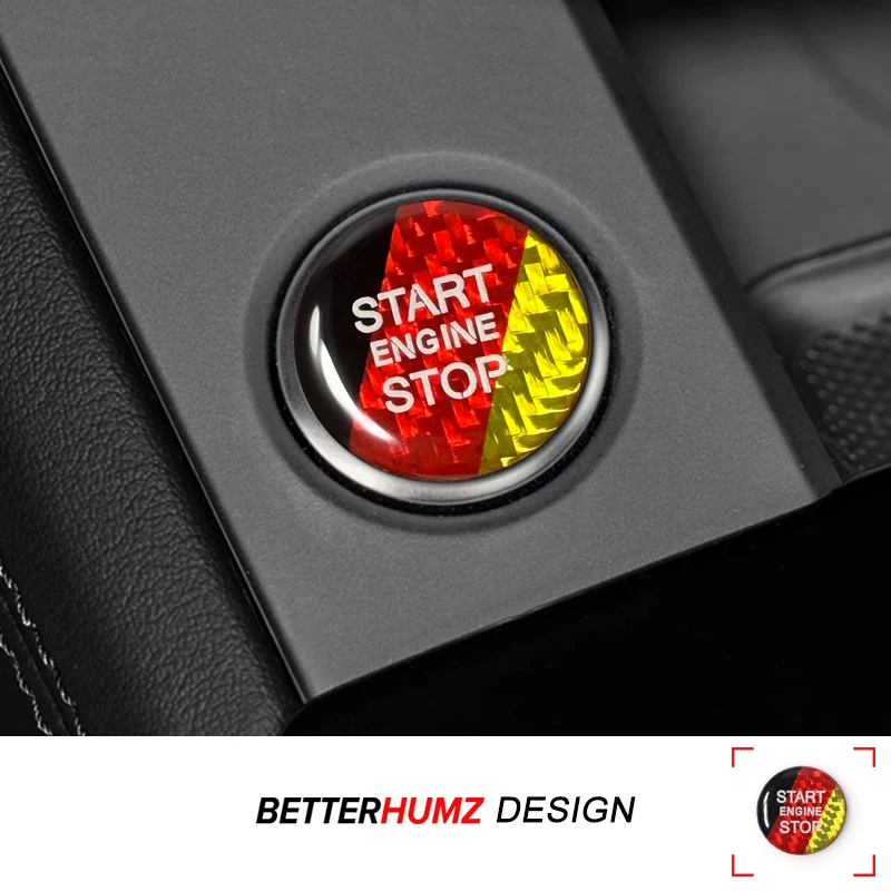 Für Audi A3 8Y A4 B9 A7 Q3 Q5 Q7 A5 A6 C6 S6 Carbon Fiber Motor Start Taste Zündschlüssel trim Aufkleber Auto Innen Zubehör