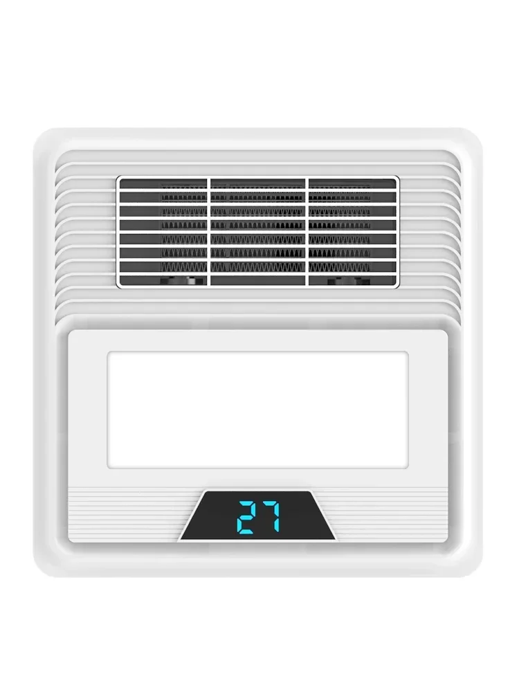 Calefacción de baño, techo integrado, calentador de ducha cálido estilo 300x300, ventilador de escape, iluminación integrada, lámpara calefactora de ducha de 220V