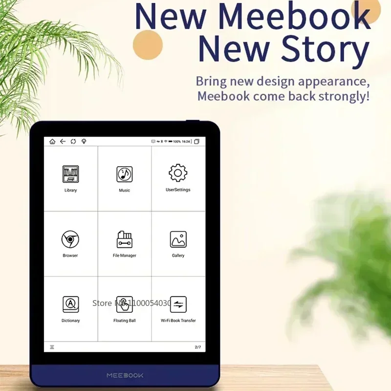オリジナルMeebook M6電子書籍リーダー、6インチE-ink、300PPI