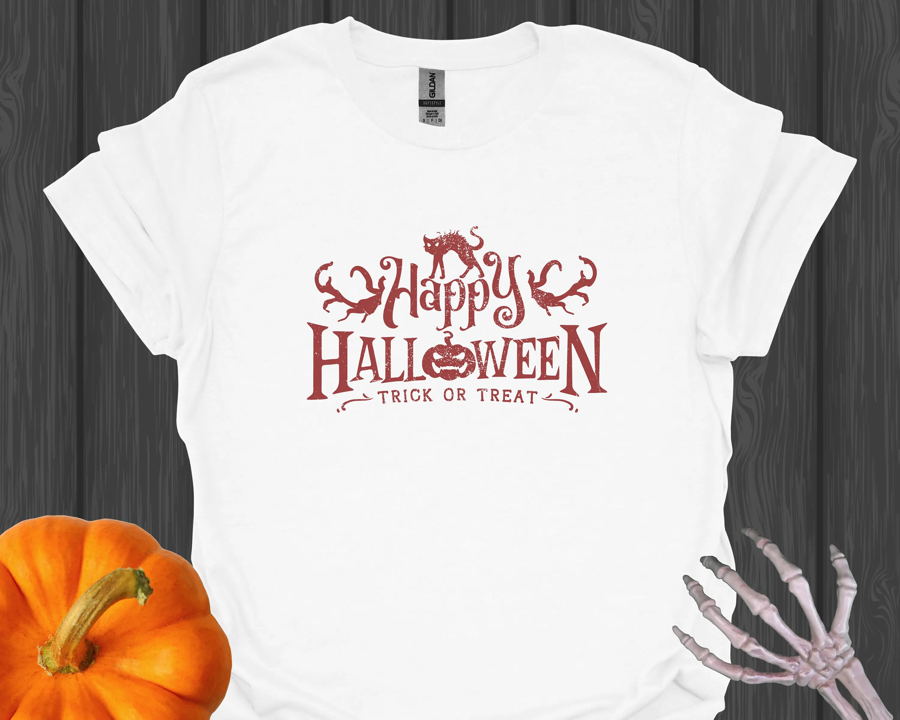 Happy Halloween Trick Or Treat T Shirt Spooky Perfect As A Gift For Fans