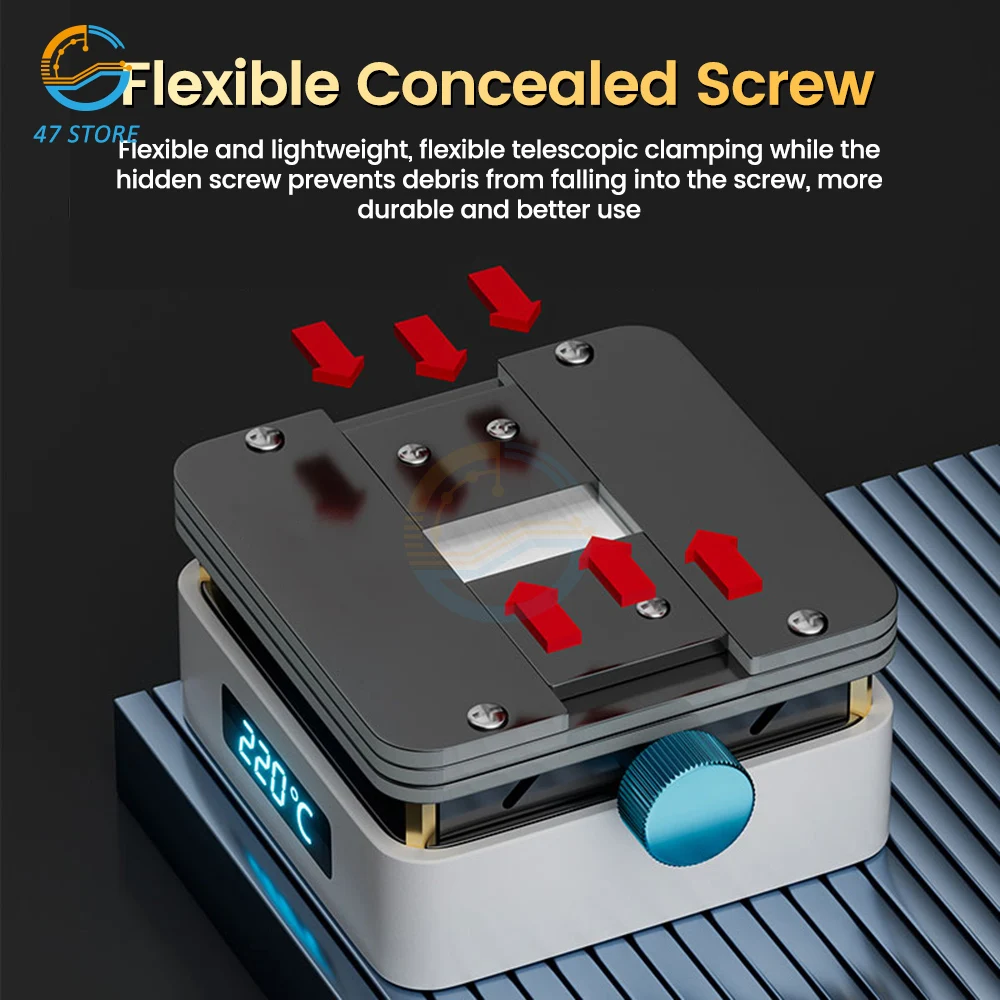 Digital PPD CPU Heating Platform For Mobile Phone PCB Motherboard Chip CPU Heating Glue Removal Solder Removal Remove Station