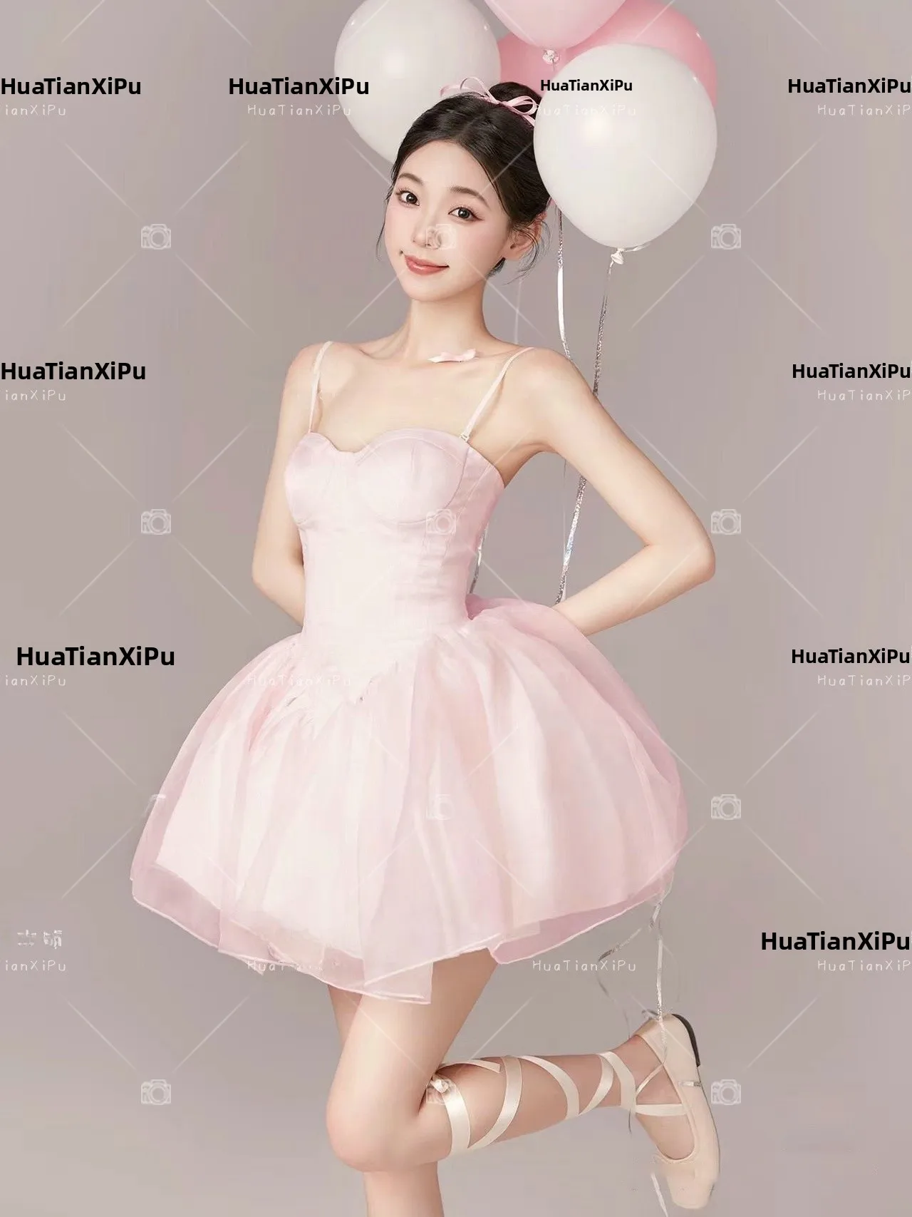 

Новое пышное тюлевое платье для девочек 2026 года: Нарядное платье принцессы для вечеринки, дня рождения, фотосессии, балета, сценических выступлений, Ханьфу