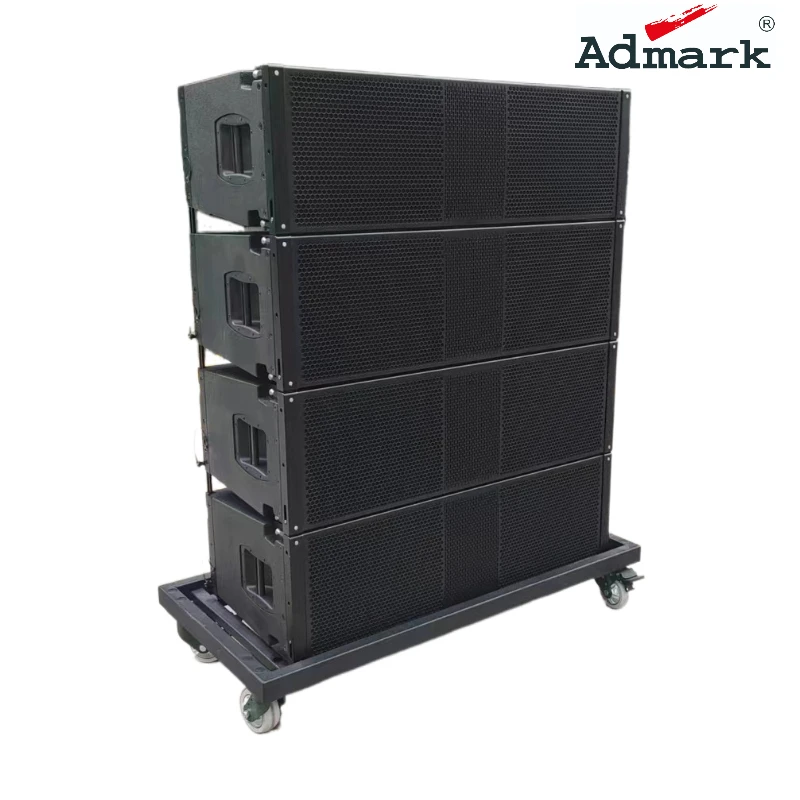Sistema de altavoces line array doble activo de 3 vías de 12 pulgadas
