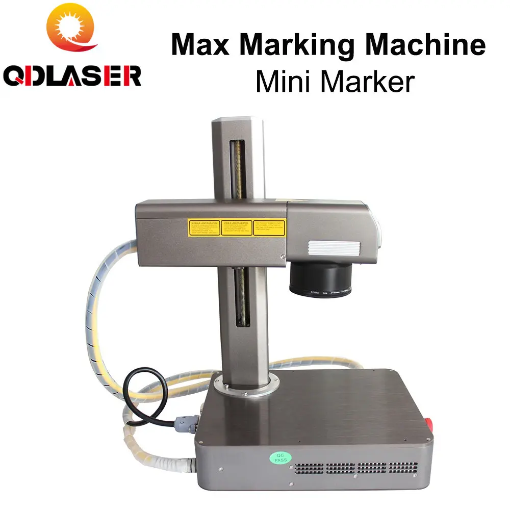 QDLASER 20W Fiber Laser Max Marking Machine Mini Marker for Marking Metal Stainless Steel