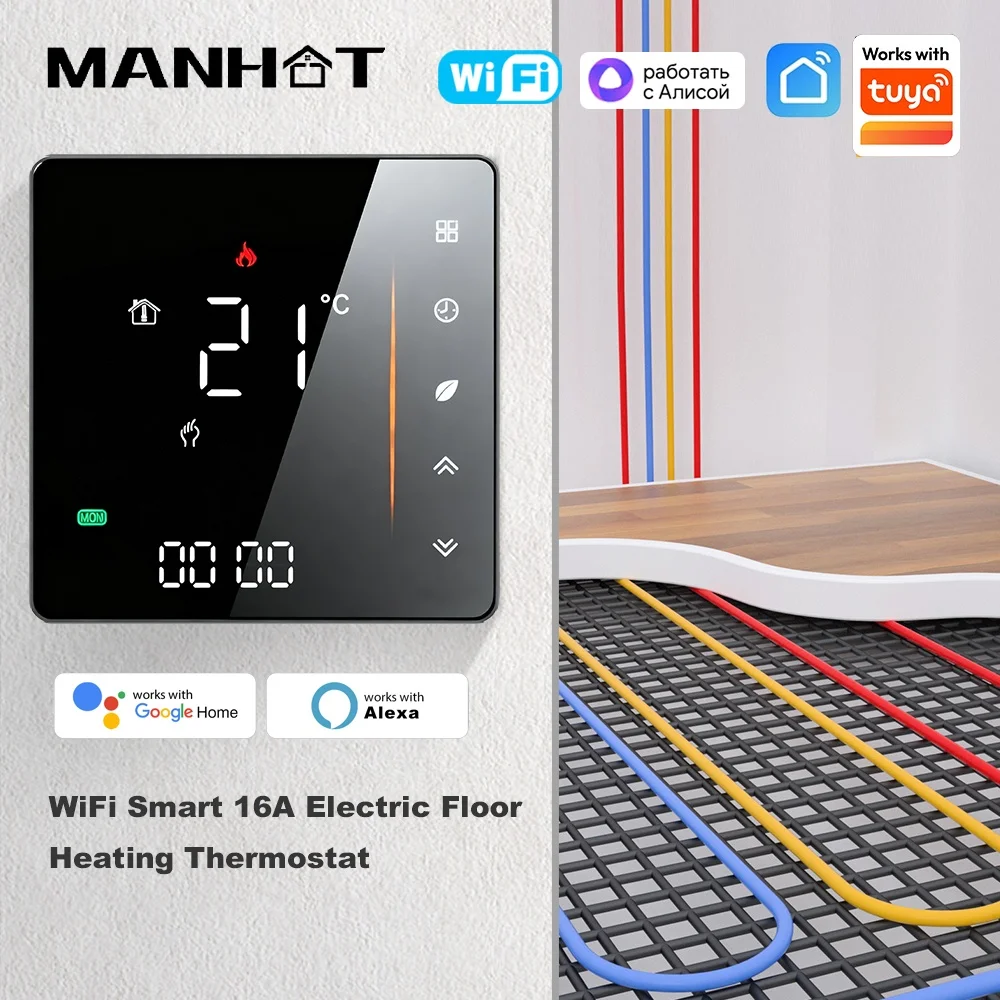 Manhot WLAN-Smart-Thermostat f – Smart Home Thermostat Bewertung und Preis