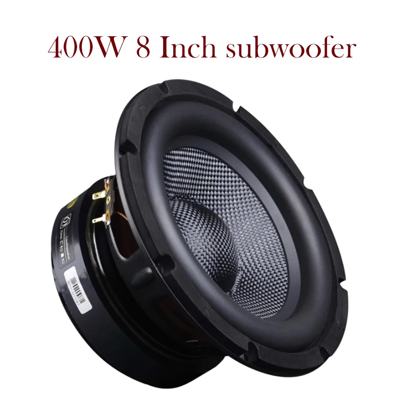 8 Inch Subwoofer 4 8 Ohm 400W Hifi Woofer Speakers Home Theater Car DIY Audio Subwoofer Loudspeaker 3 Frequency Hi-end Speaker