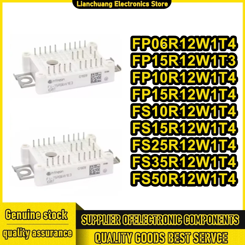 

Модули IGBT FP06R12W1T4, FP15R12W1T3, FP10R12W1T4, FP15R12W1T4, FS10R12W1T4, FS15R12W1T4, FS25R12W1T4, FS35R12W1T4, FS50R12W1T4 В НАЛИЧИИ
