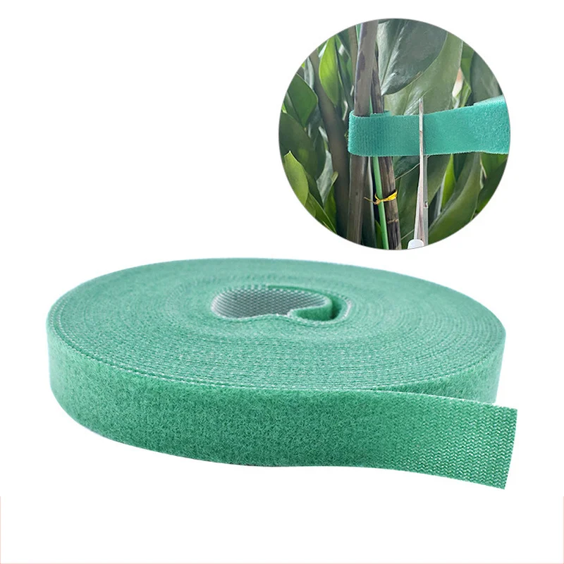 Lazos de nailon para plantas, cinta mágica con forma de planta, lazo de gancho, envoltura de caña de bambú, accesorios de soporte, 3/6m